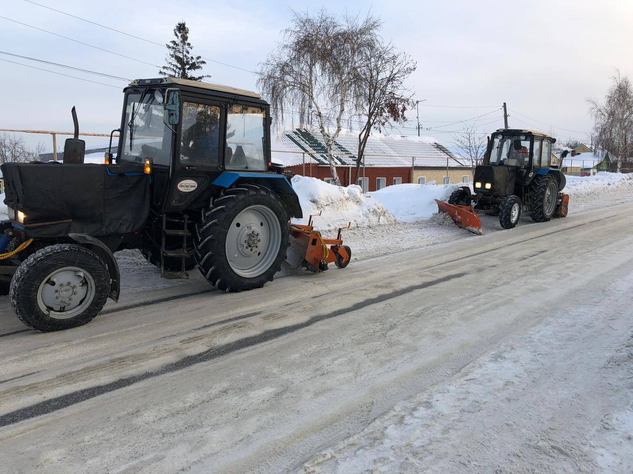 В Копейске продолжается расчистка дорог