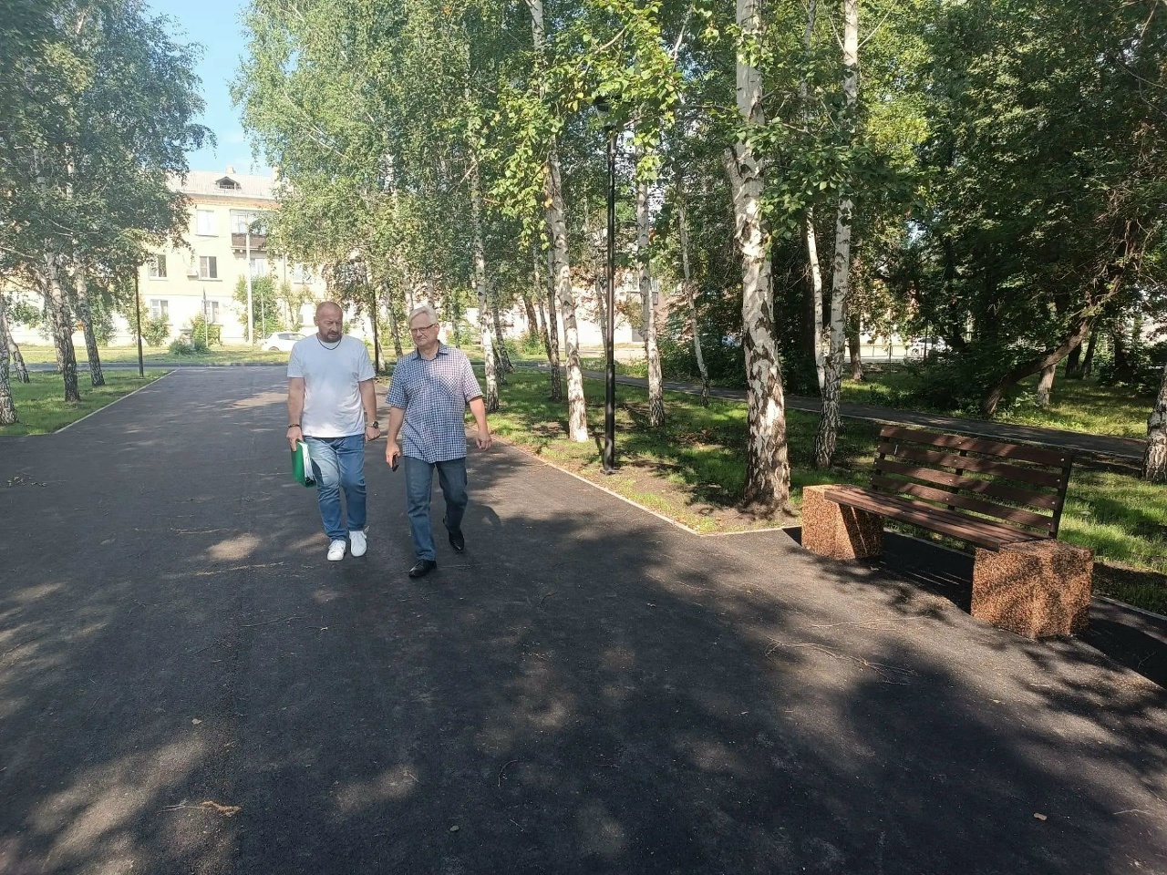 В Копейске продолжается благоустройство общественных пространств