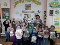 В детской библиотеке посёлка Горняка прошёл утренник для воспитанников дошкольного отделения школы № 13