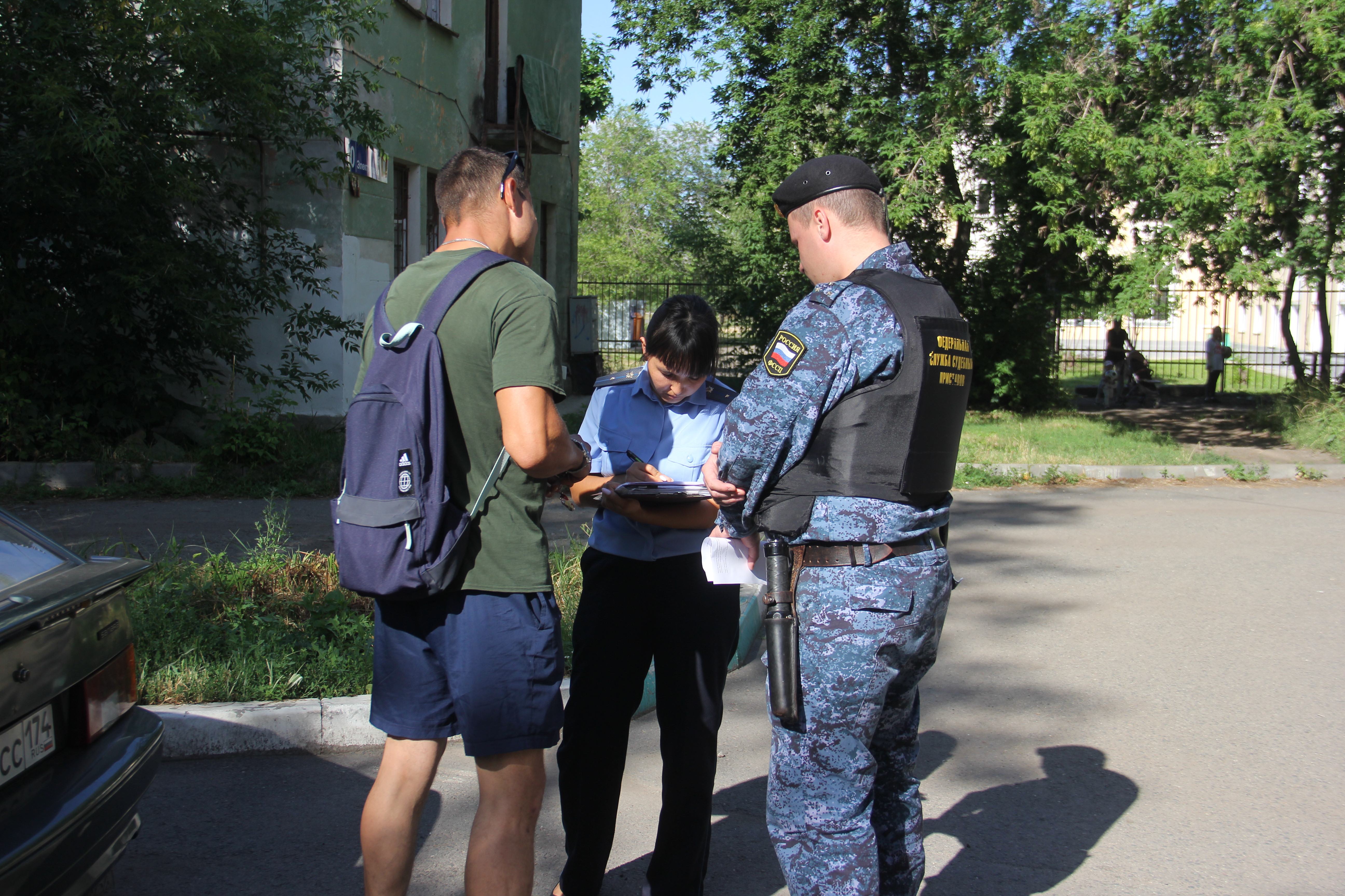 Рейд судебных приставов.