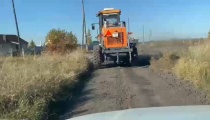 В Копейске прогрейдировали грунтовые автодороги