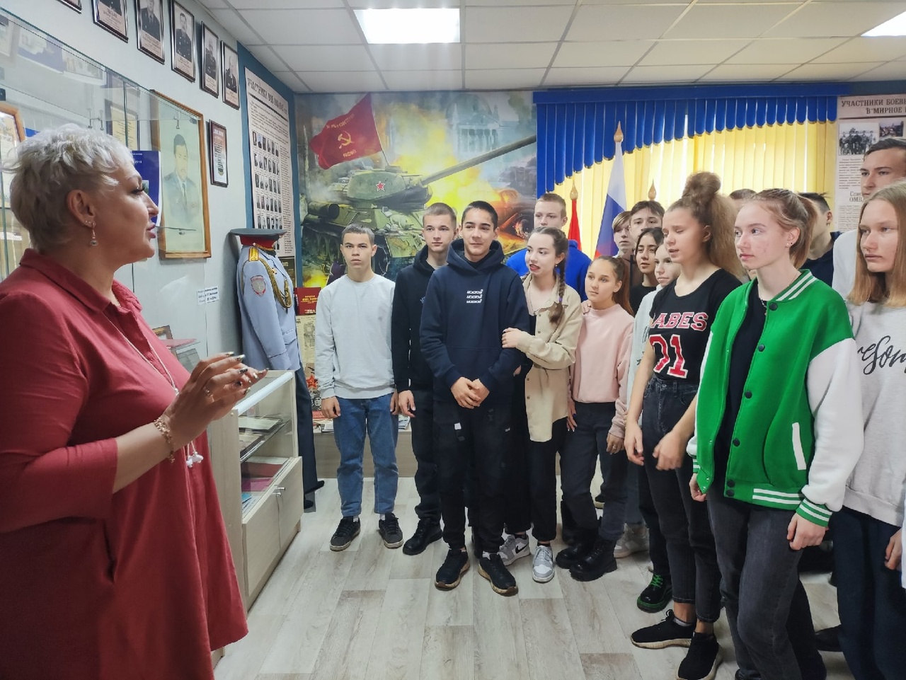 Сотрудники полиции побеседовали с первокурсниками в рамках профориентации