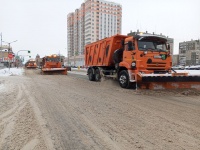 В Копейске устраняются последствия снегопада