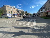 В В Копейске водитель сбил несовершеннолетнего пешехода переходящего проезжую часть  по нерегулируемому пешеходному переходу