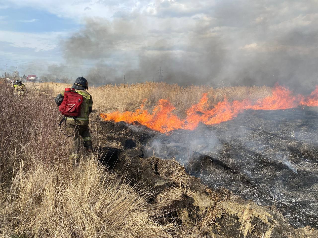 1-2 Мая в крайних восточных районах Челябинской области сохраняется высокая пожарная опасность 