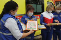Копейскую станцию скорой помощи украсят детские рисунки