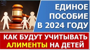 С 1 июня 2024 года изменится порядок учета алиментов при назначении единого пособия