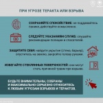 В Рождественский сочельник хотим напомнить Вам об алгоритме безопасного поведения в местах массового скопления людей