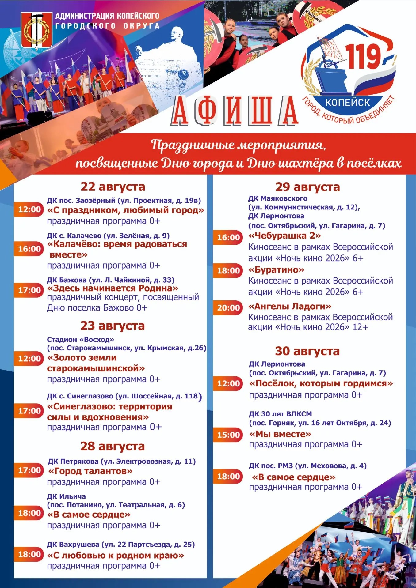 Уважаемые копейчане!