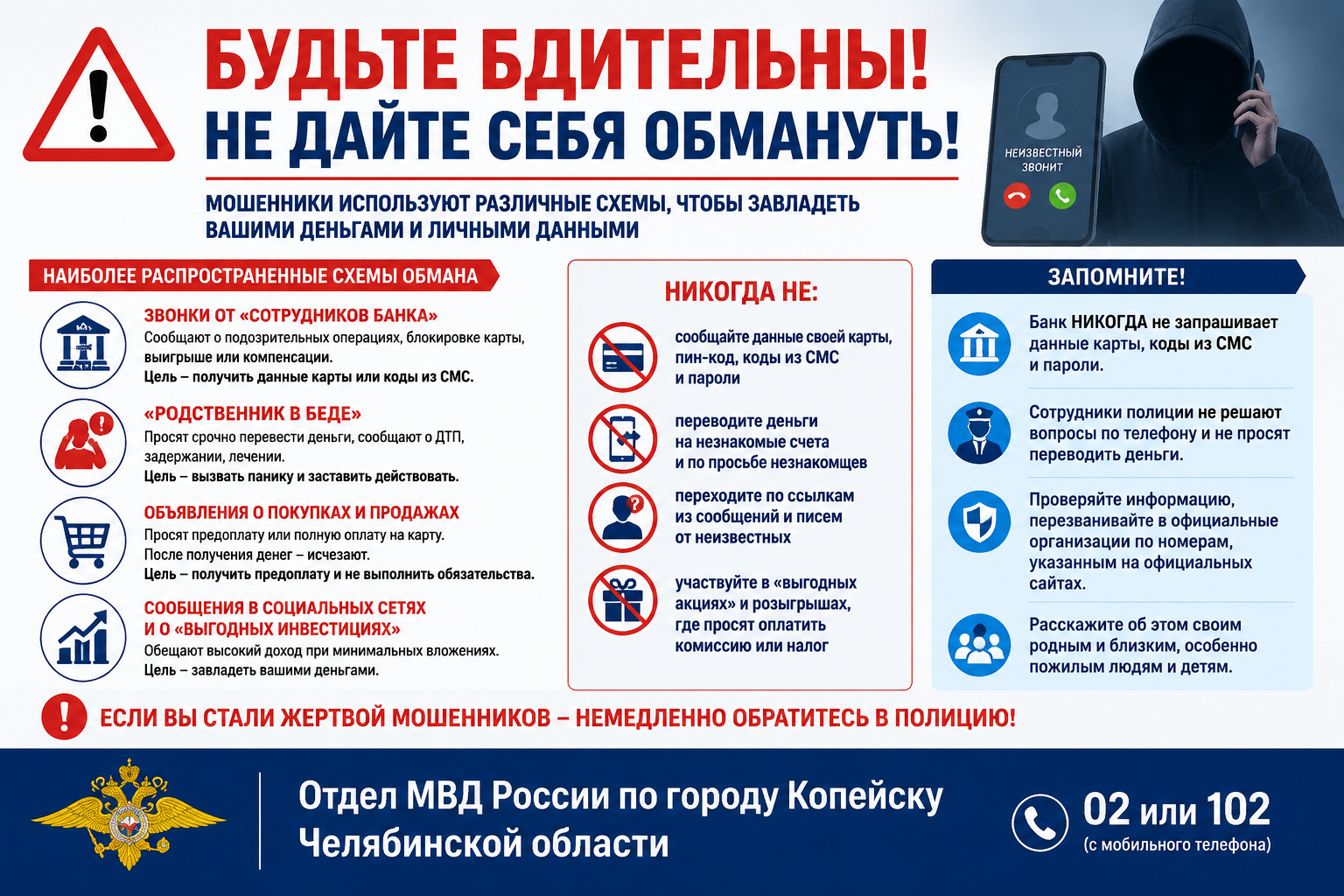 Задержание курьера мошенников: полиция Копейска пресекла схему обмана пенсионеров
