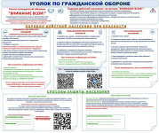 Уголок по гражданской обороне