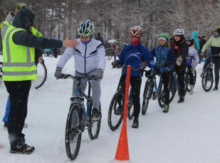 В Копейске прошел зимний чемпионат и первенство Челябинской области по велосипедному кроссу