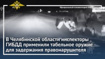 В Челябинской области инспекторы ГИБДД применили табельное оружие для задержания правонарушителя
