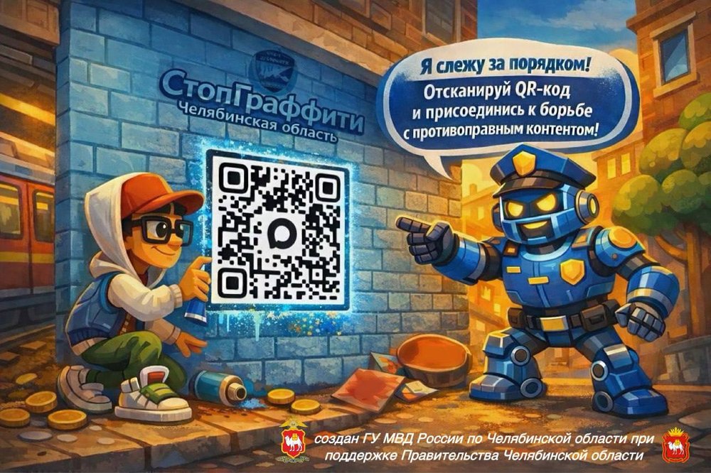 В мессенджере МАХ работает чат-бот «СтопГраффити – Челябинская область»