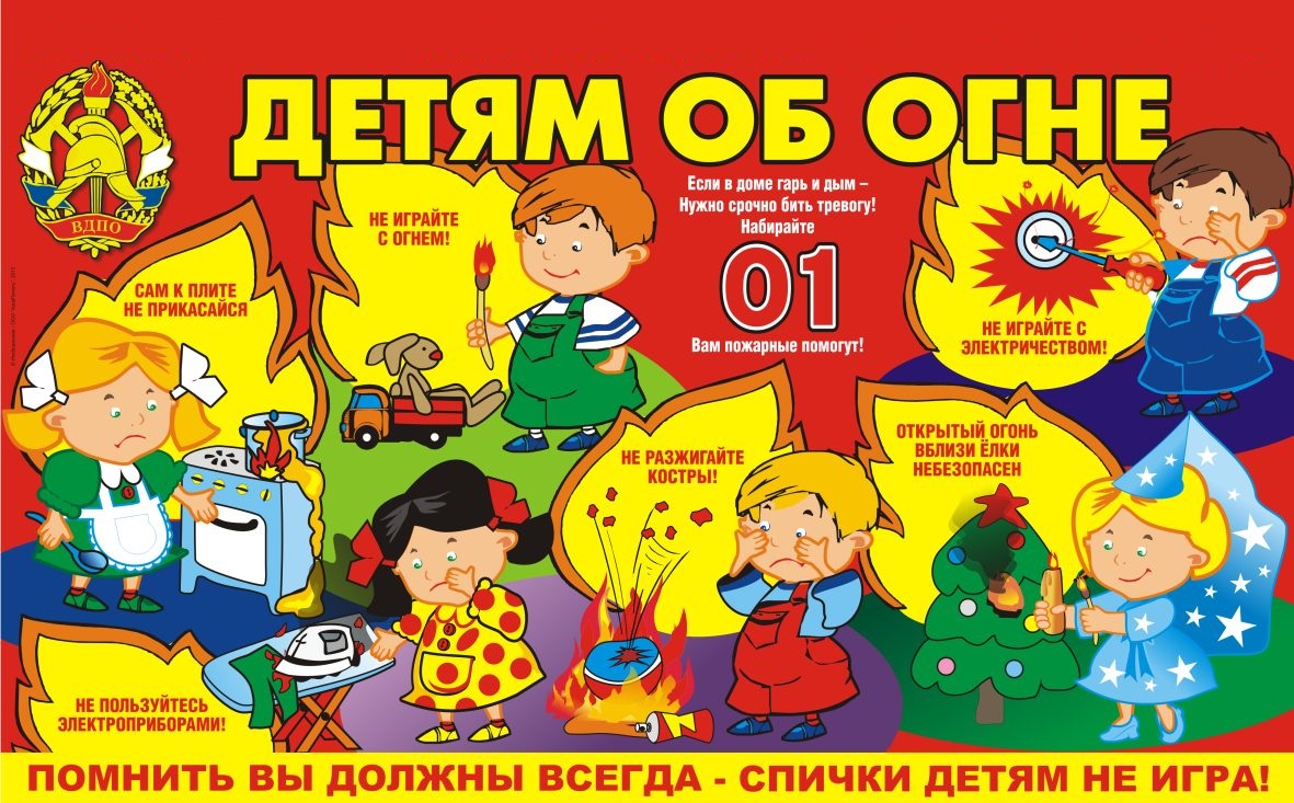 Правила пожарной безопасности для детей