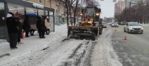В Копейске продолжаются работы по очистке дорог