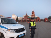 Сотрудники полиции обеспечили охрану правопорядка при проведении в православных храмах праздничной службы, посвящённой «Светлой Пасхе»