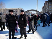 В Копейске сотрудники полиции обеспечили охрану общественного порядка при проведении Масленицы