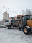 В Копейске продолжаются работы по очистке дорог от снега и наледи
