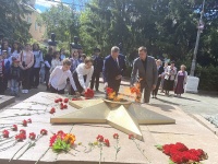 Глава Копейска Андрей Фалейчик почтил память героев Великой Отечественной войны 