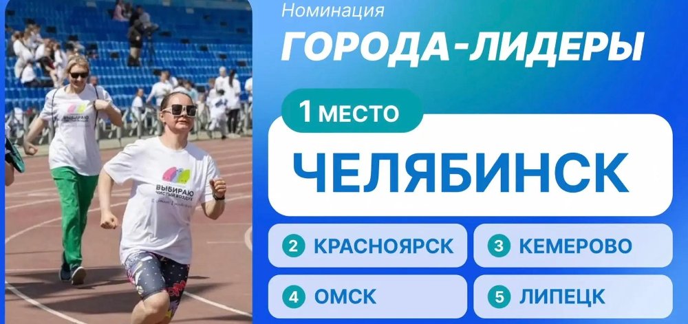 Челябинск – победитель V всероссийской акции «Выбираю чистый воздух»